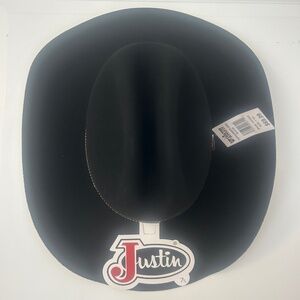 Justin Unisex Wool Felt Western Cowboy Hat NWT